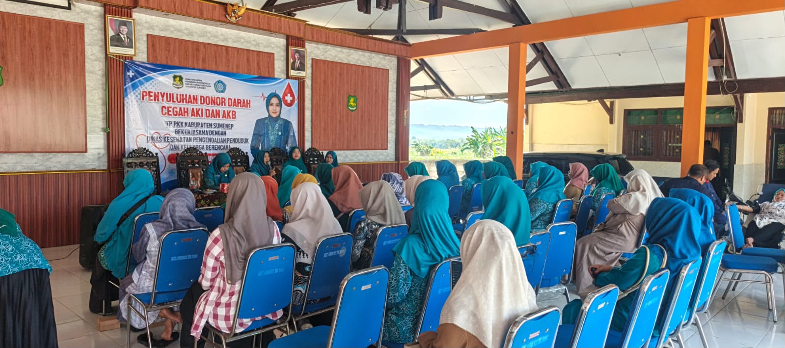 Dinkes P2KB Sumenep Gelar Penyuluhan dan Donor Darah di Kecamatan Guluk-Guluk