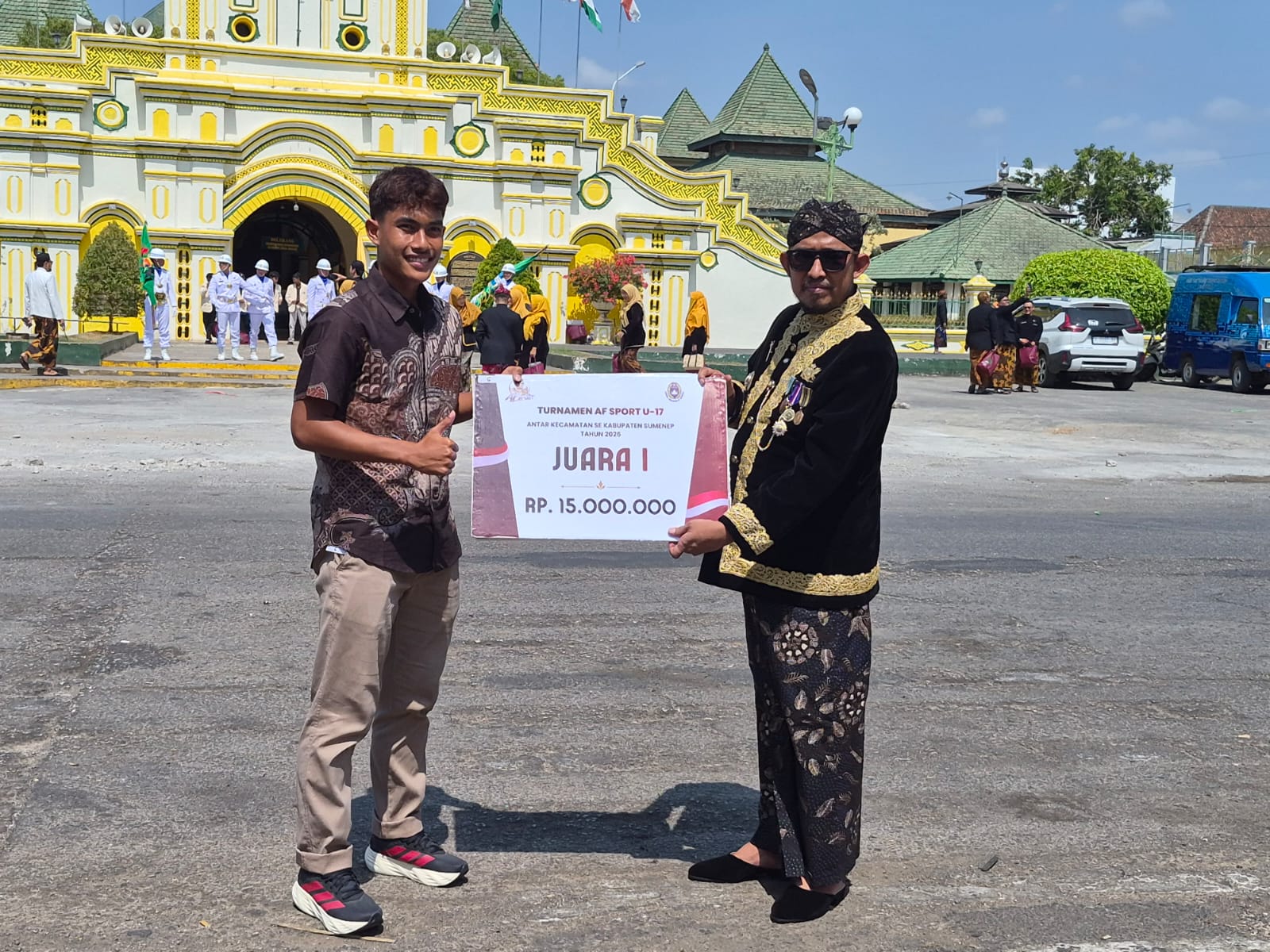 Juara AFSPORT U-17 Terima Pembinaan Rp15 Juta