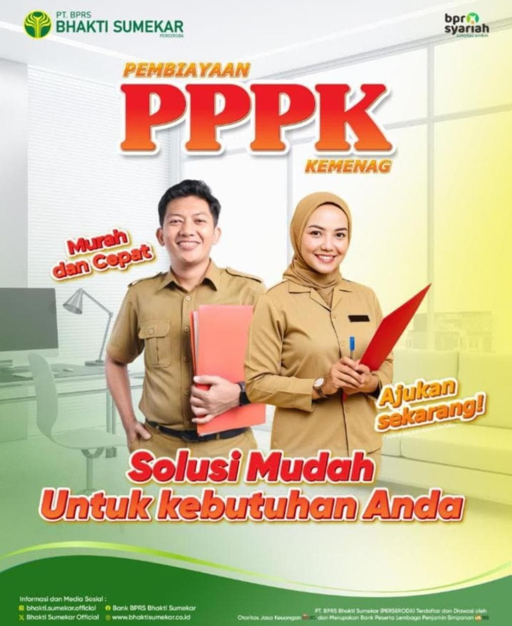 PPPK Kemenag Bisa Ajukan Pembiayaan Syariah BPRS Bhakti Sumekar Lewat Kantor Cabang